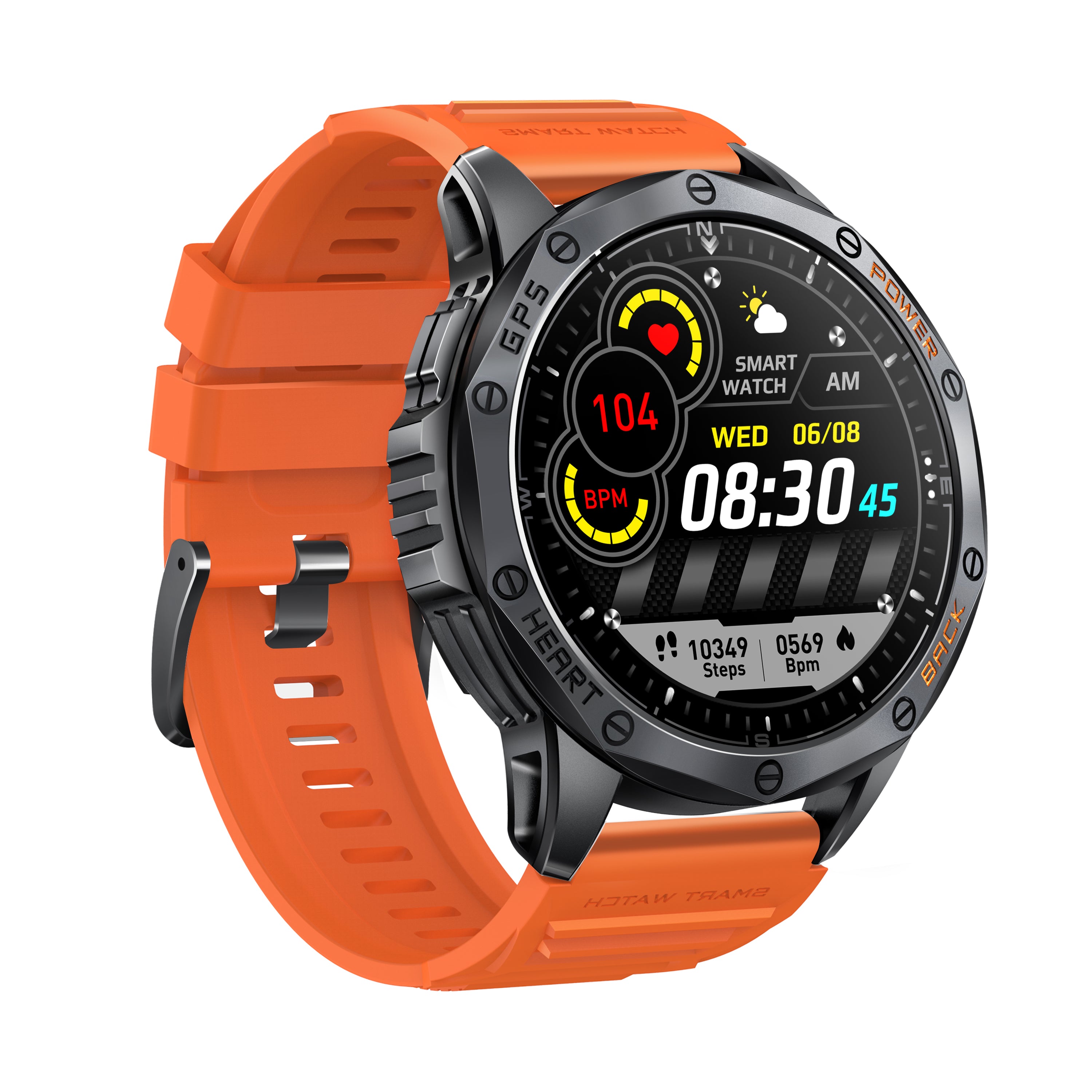 Tri-Tek Pro Explorer Pro Waterproof GPS Smartwatch for Running Cycling and Swimming