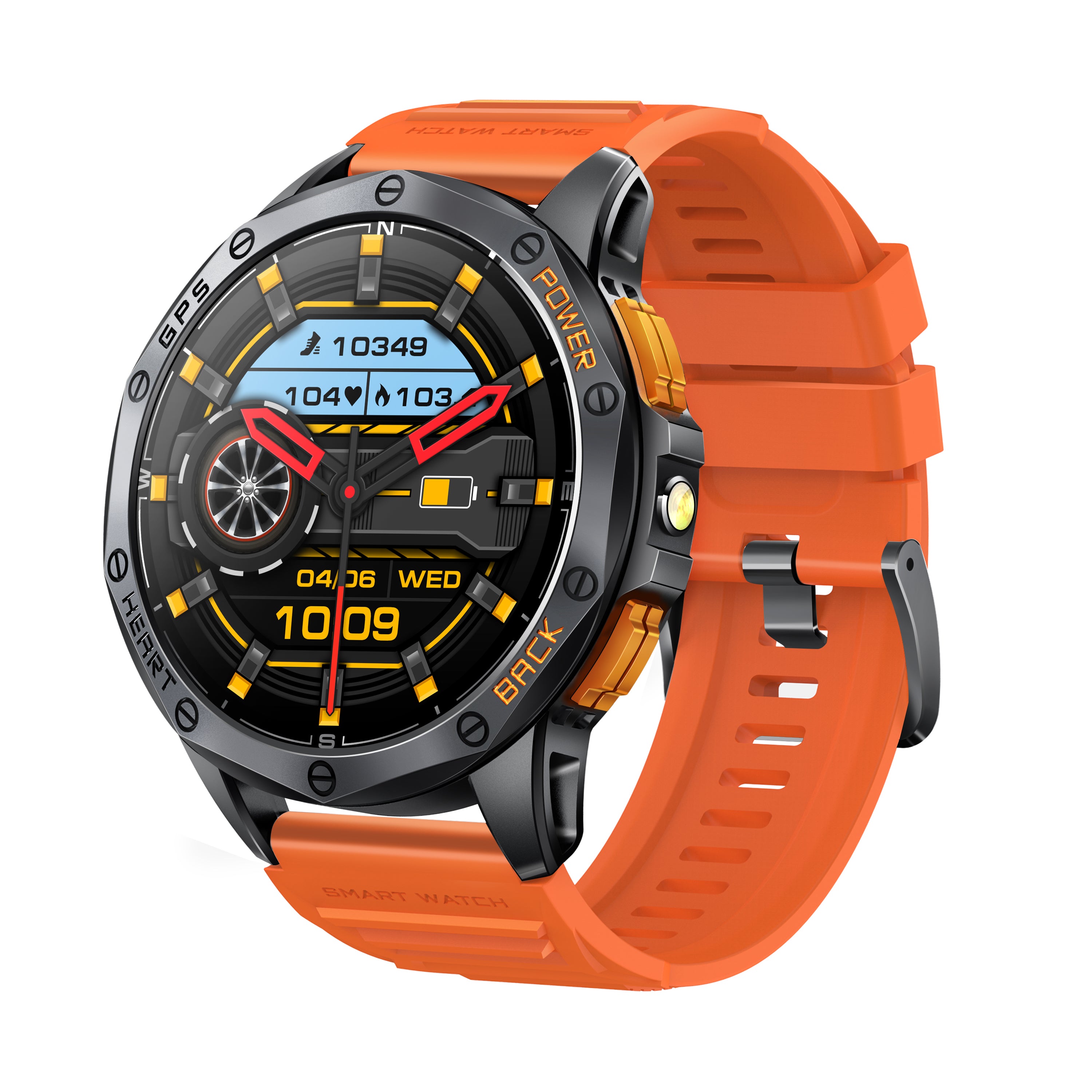 Tri-Tek Pro Explorer Pro Waterproof GPS Smartwatch for Running Cycling and Swimming