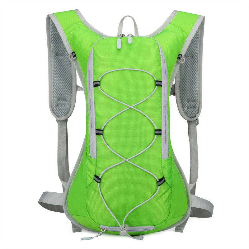 backpack with water bladder green