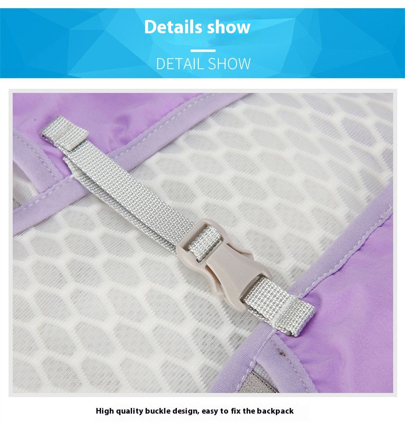 runnig vest with pockets details