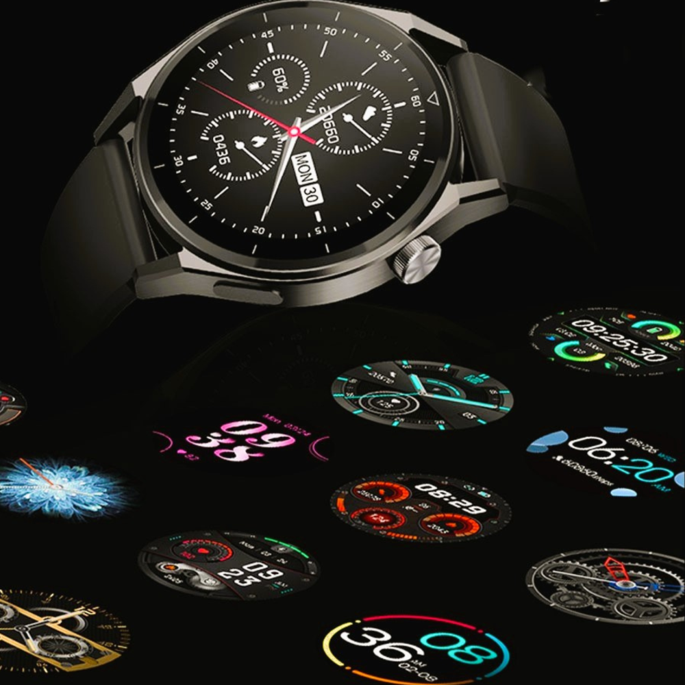 multiple watch faces classic smartwatch