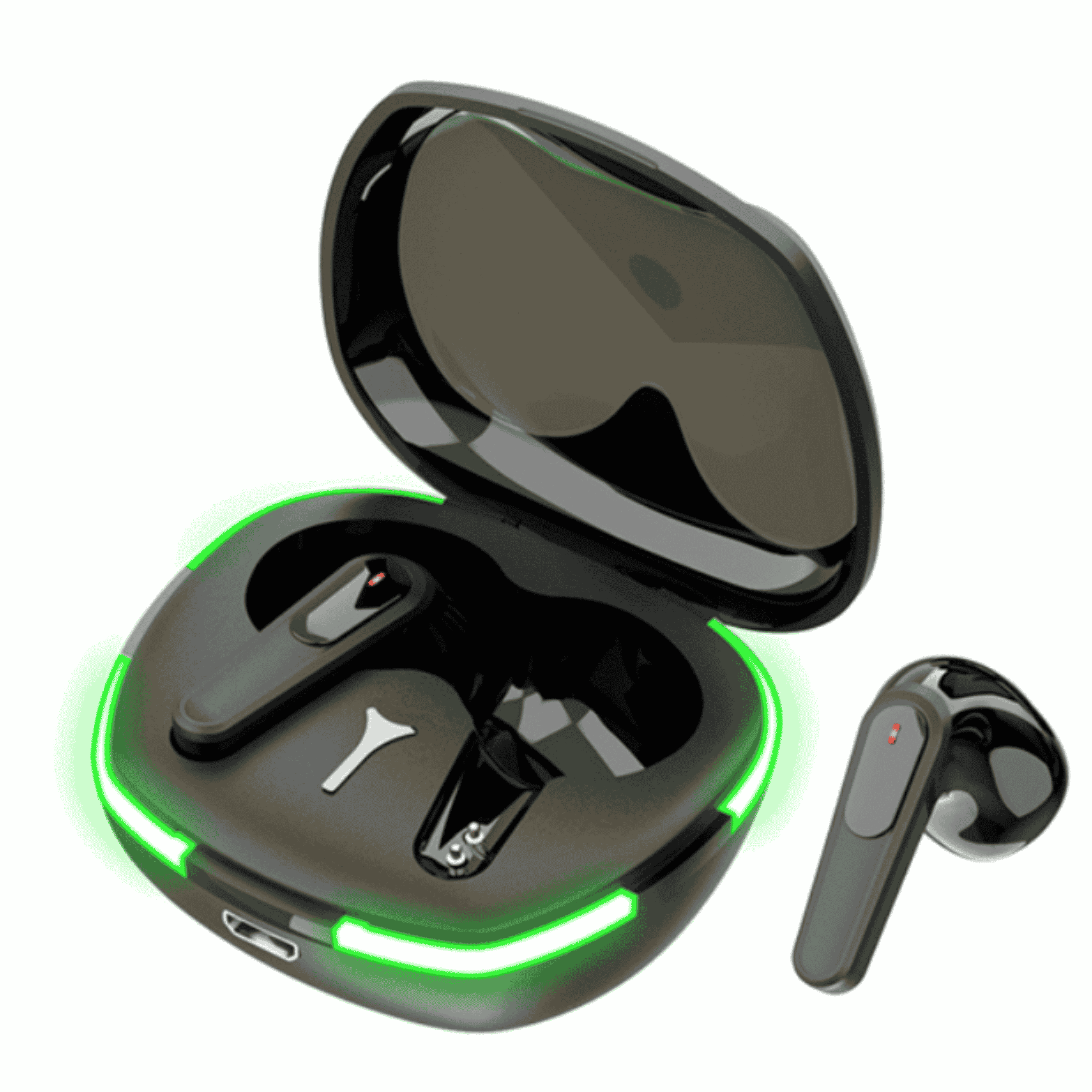 tri tek pro gaming earbuds black