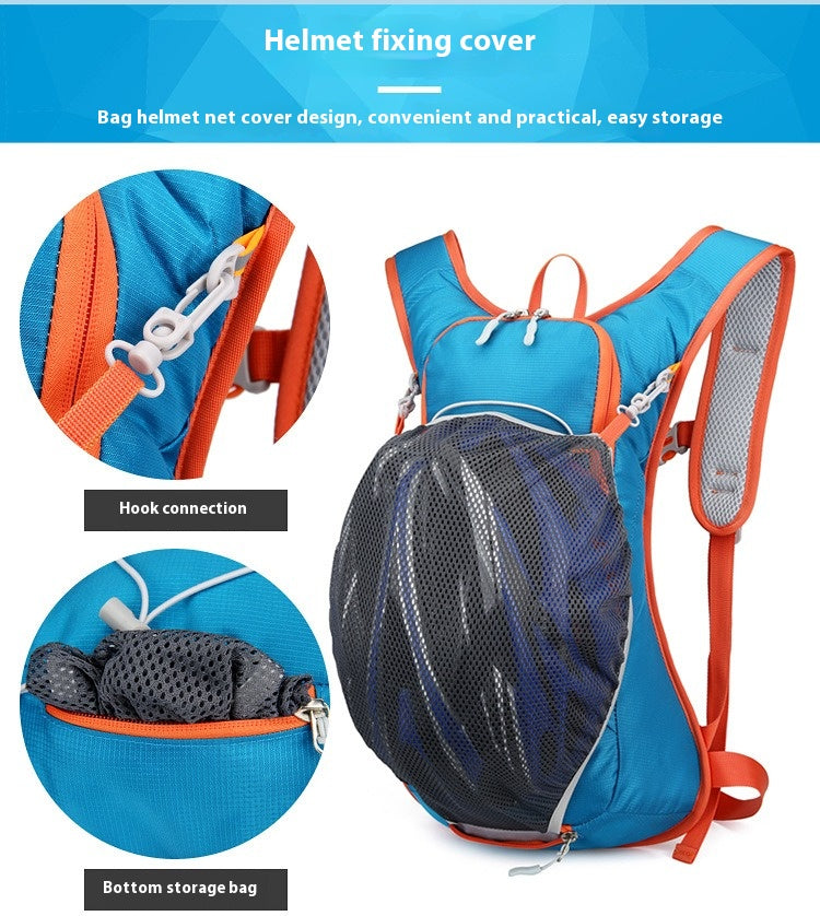 water backpack cycling with hook connection storage bag