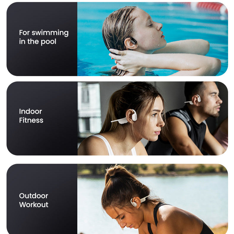 Multi application scenaio for bone conduction headphones x1