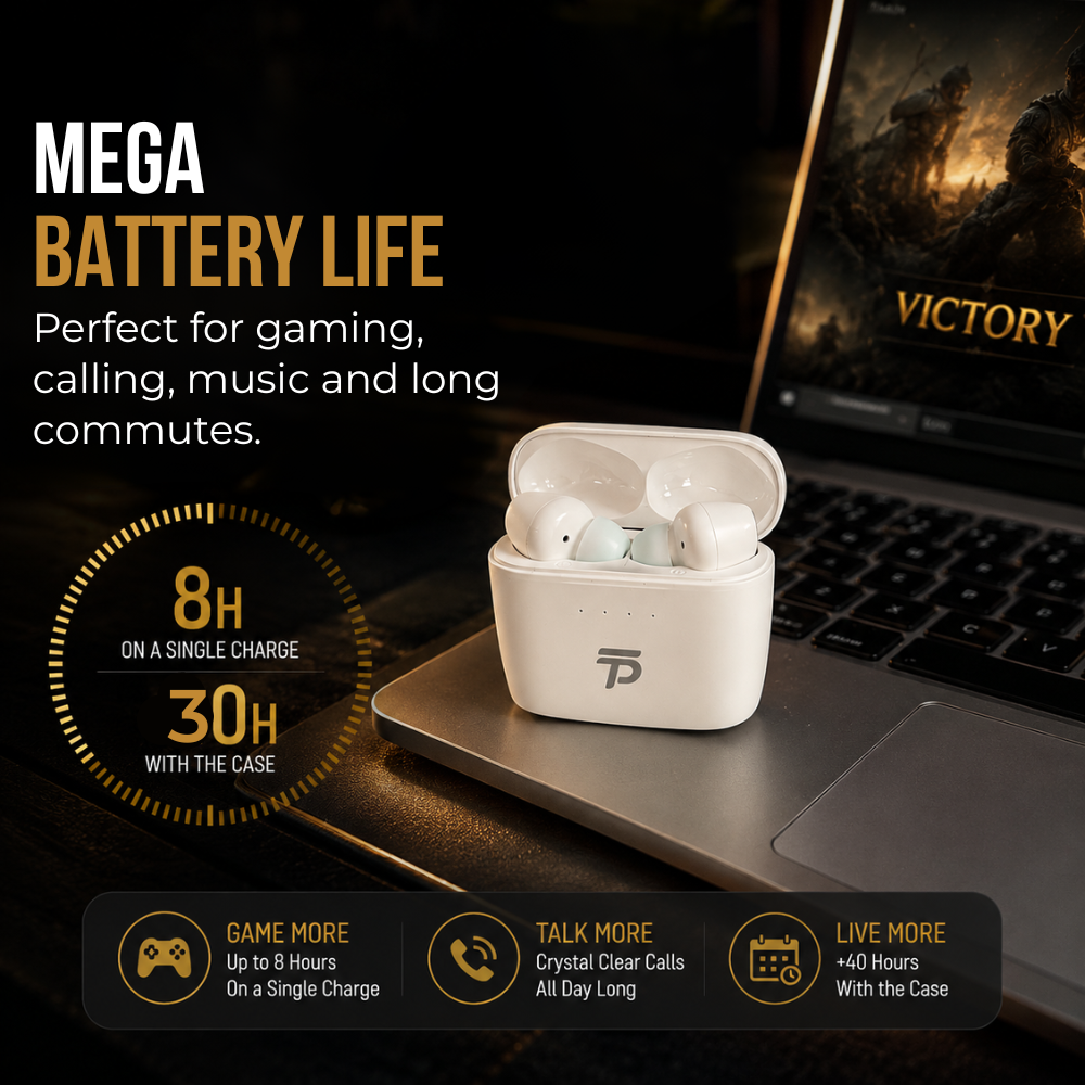Pure Wireless Active Noise Cancelling Earbuds