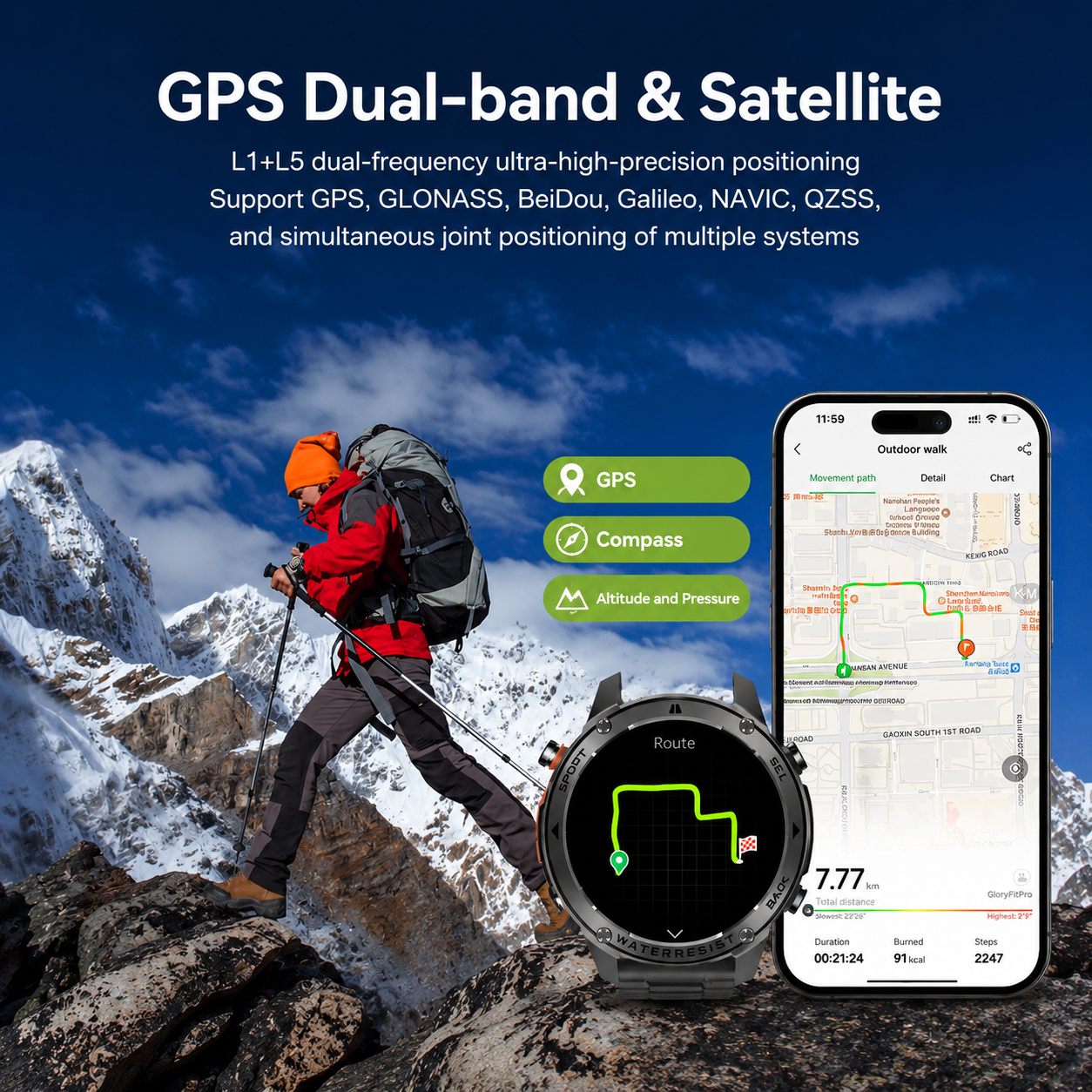 Explorer Plus GPS Smartwatch