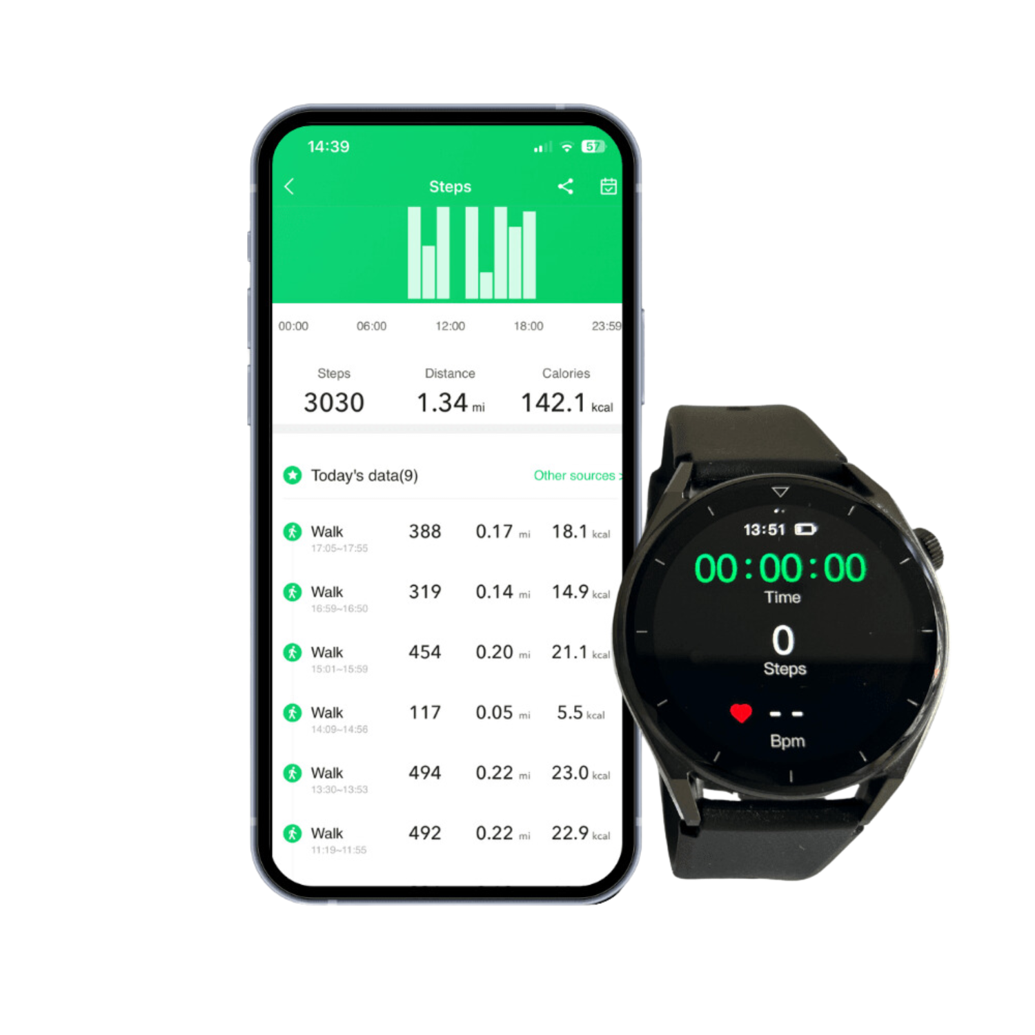 dafit fitness tracker app for smart watch